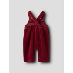 Lil' Atelier Sm�kbukser Baby Saga Loose Overall Red Dahlia