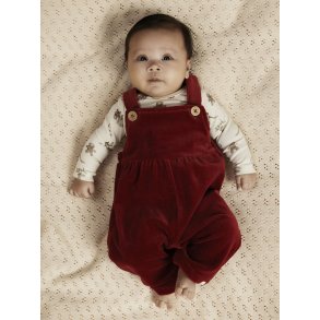 Lil' Atelier Sm�kbukser Baby Saga Loose Overall Red Dahlia