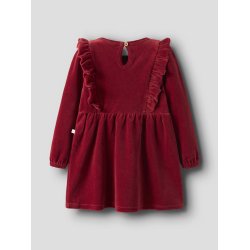 Lil' Atelier Kjole Mini LS Saga red Dahlia