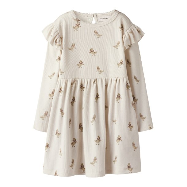 Lil' Atelier Kjole Mini LS Lavo Esk Almost Mauve