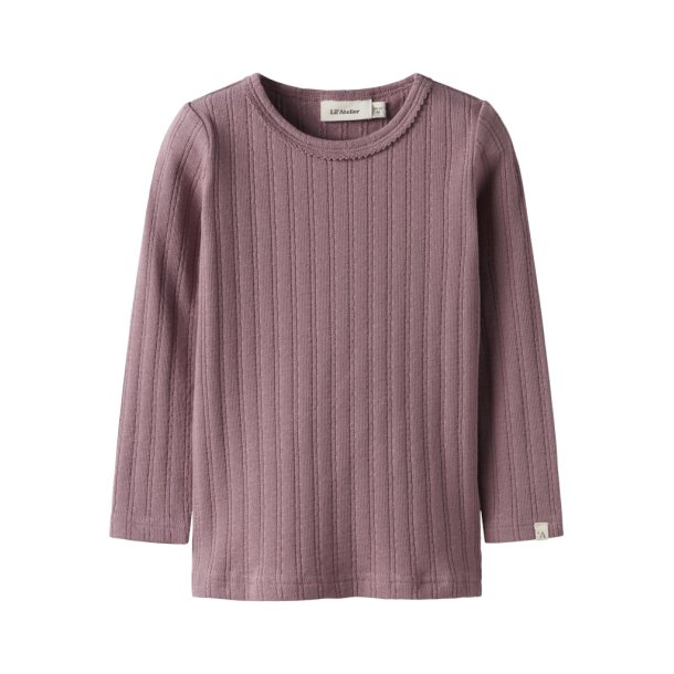 Lil' Atelier Bluse Mini LS Rita Slim Nostalia Rose