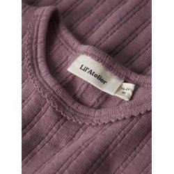 Lil' Atelier Bluse Mini LS Rita Slim Nostalia Rose