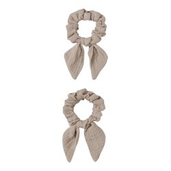 Lil' Atelier Scrunchie Acc-Louise 2-pak Oxford Tan