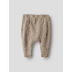 Lil' Atelier Strik Bukser Baby Gable Oxford Tan
