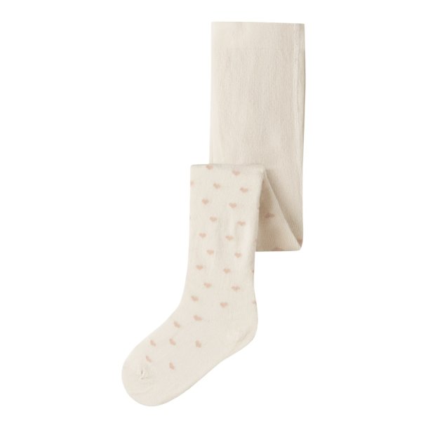 Lil' Atelier Strmpebukser Mini Reba Len Light Turtledove 