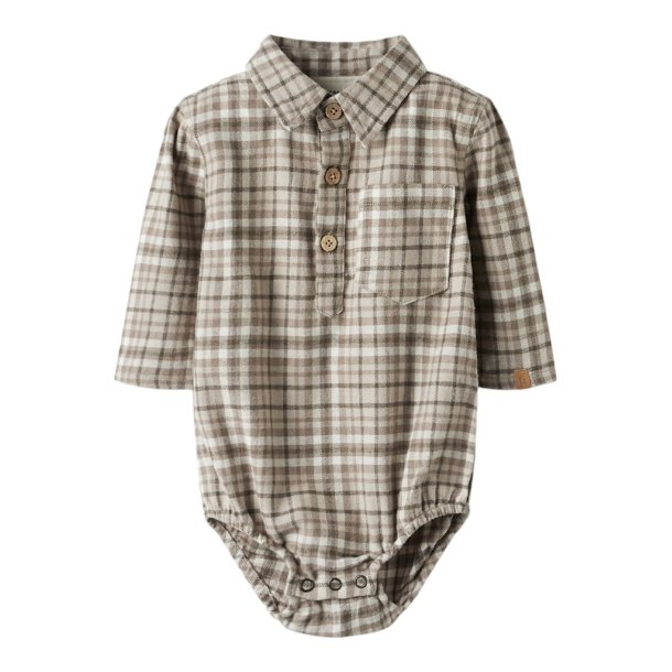 Lil' Atelier Body LS Rebel Shirt Sepia Tint