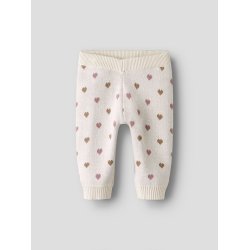 Lil' Atelier Bukser Baby Strik Saran Heart Turtledove