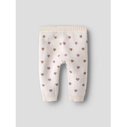 Lil' Atelier Bukser Baby Strik Saran Heart Turtledove