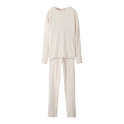 Lil' Atelier Natt�j Mini Pyjamas LS Gago Nightset Almost Mauve
