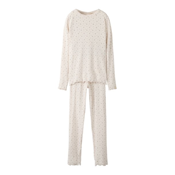 Lil' Atelier Natt�j Mini Pyjamas LS Gago Nightset Almost Mauve