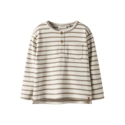 Lil' Atelier Bluse Mini LS Limia Nob Loose Turtledove