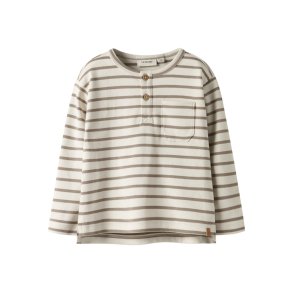 Lil' Atelier Bluse Mini LS Limia Nob Loose Turtledove