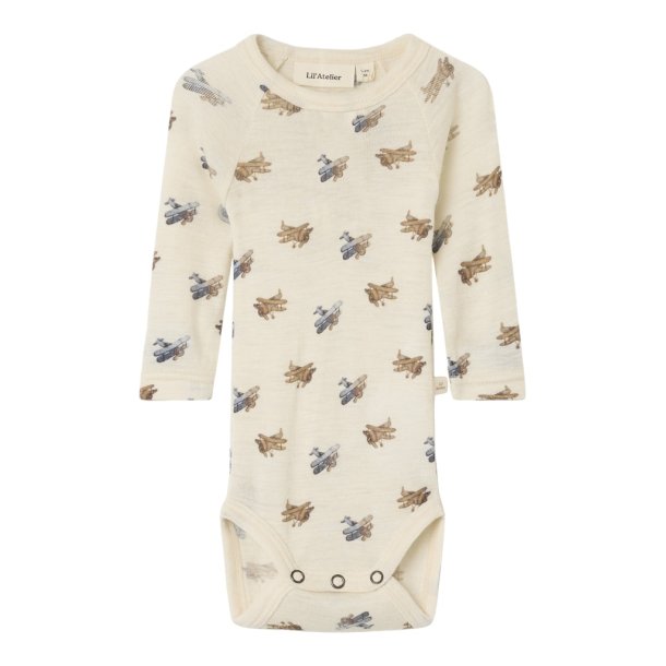 Lil' Atelier Uld Body LS Nalu Slim Turtledove