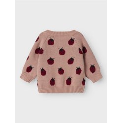 Lil' Atelier Cardigan LS Strik Baby Lulio Misty Rose