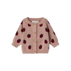 Lil' Atelier Cardigan LS Strik Baby Lulio Misty Rose