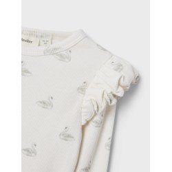 Lil' Atelier T-shirt LS Mini Gavo Eko Slim Pastel Parchment