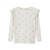 Lil' Atelier T-shirt LS Mini Gavo Eko Slim Pastel Parchment