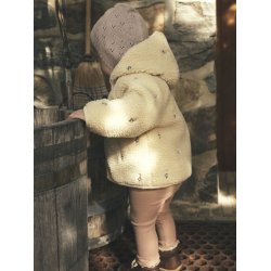 Lil' Atelier Jakke Baby Nalo Sherpa Loose Bleached Sand