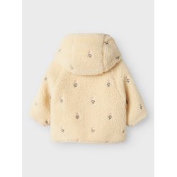 Lil' Atelier Jakke Baby Nalo Sherpa Loose Bleached Sand