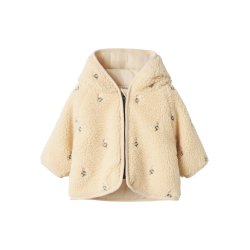 Lil' Atelier Jakke Baby Nalo Sherpa Loose Bleached Sand