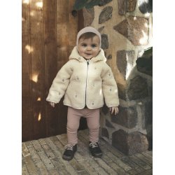 Lil' Atelier Jakke Baby Nalo Sherpa Loose Bleached Sand