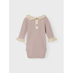 Lil' Atelier Body LS Trine Slim Shadow Gray