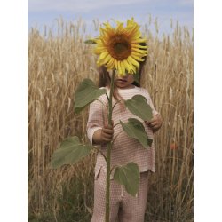 Lil' Atelier Strik Bukser Mini Alma Wide Misty Rose