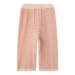 Lil' Atelier Strik Bukser Mini Alma Wide Misty Rose