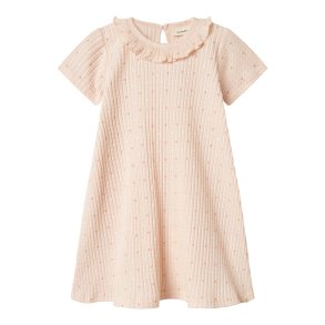 Lil' Atelier Kjole Mini SS Hulla hua Peach Blush
