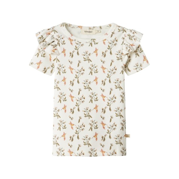 Lil' Atelier T-shirt LS Mini Lavo Evo Slim Coconut Milk