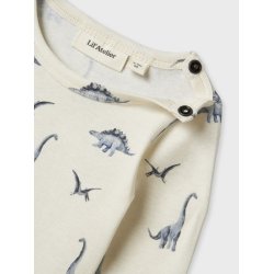 Lil' Atelier Body LS Geo Atu Slim Turtledove