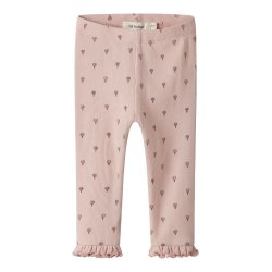 Lil' Atelier Leggins Baby Gago Kny Slim Cameo Rose