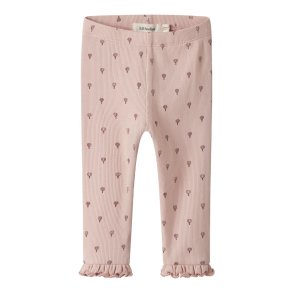 Lil' Atelier Leggins Baby Gago Kny Slim Cameo Rose