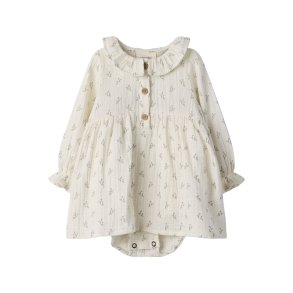 Lil' Atelier Kjolebody LS Balia Loose Coconut Milk