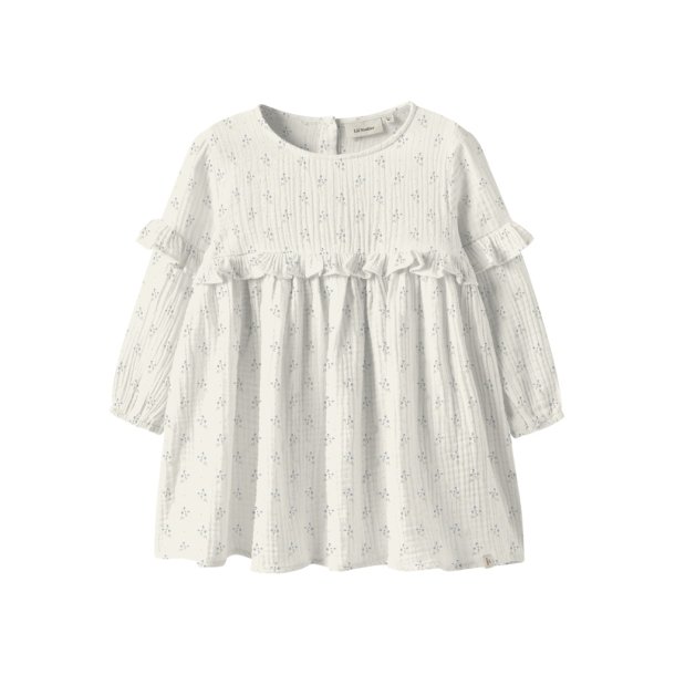 Lil' Atelier Kjole Mini LS Balia Loose Coconut Milk