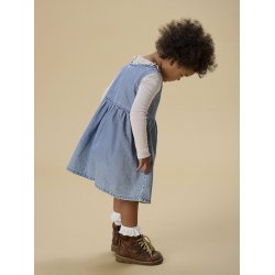 Lil' Atelier Kjole Mini Taya Spencer Medium Blue Denim