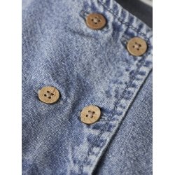 Lil' Atelier Kjole Mini Taya Spencer Medium Blue Denim