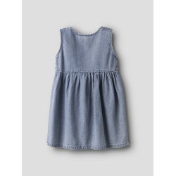 Lil' Atelier Kjole Mini Taya Spencer Medium Blue Denim