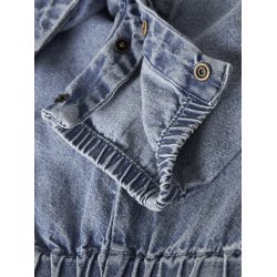 Lil' Atelier Sm�kbukser Baby Taya Loose Overall Medium Blue Denim