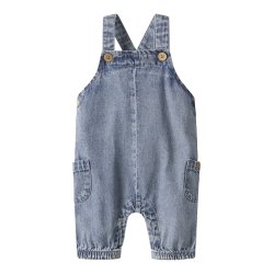 Lil' Atelier Sm�kbukser Baby Taya Loose Overall Medium Blue Denim