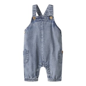 Lil' Atelier Sm�kbukser Baby Taya Loose Overall Medium Blue Denim