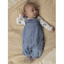 Lil' Atelier Sm�kbukser Baby Taya Loose Overall Medium Blue Denim