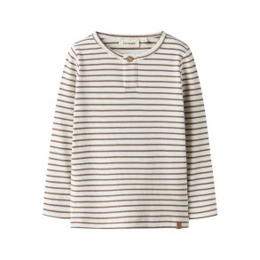 Lil' Atelier Bluse Mini LS Tonto Tor Slim Coconut Milk