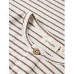 Lil' Atelier Bluse Mini LS Tonto Tor Slim Coconut Milk