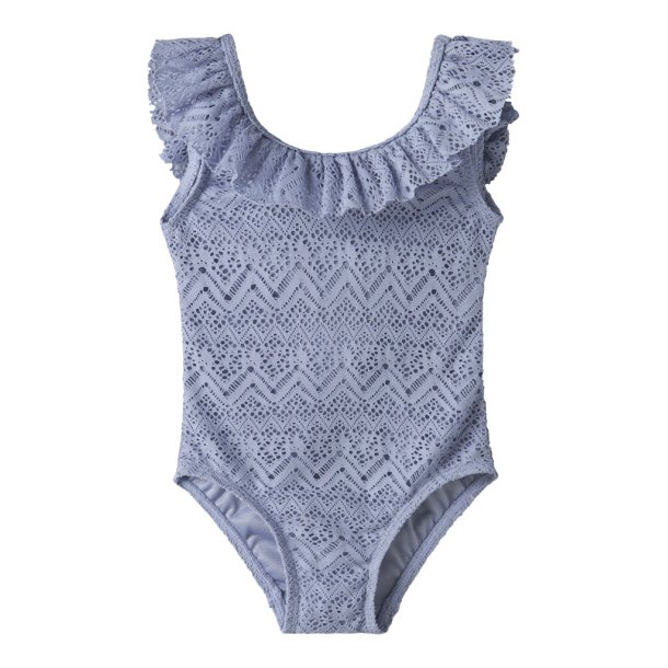 Lil' Atelier Badedragt Feline Swimsuit Zen Blue