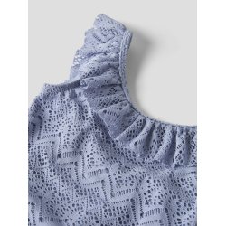 Lil' Atelier Badedragt Feline Swimsuit Zen Blue