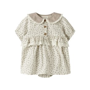 Lil' Atelier Kjolebody SS Jola Loose Coconut Milk