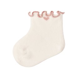 Lil' Atelier Sokker Baby Fiducia Heart Coconut Milk