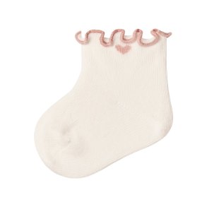 Lil' Atelier Sokker Baby Fiducia Heart Coconut Milk