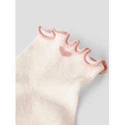 Lil' Atelier Sokker Baby Fiducia Heart Coconut Milk